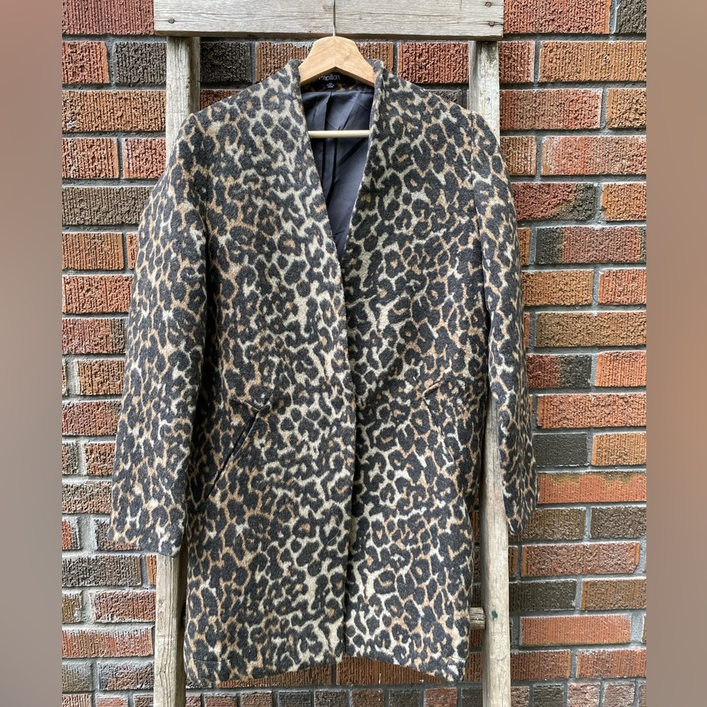 Never Worn ✨ Leopard Papillion Jacket